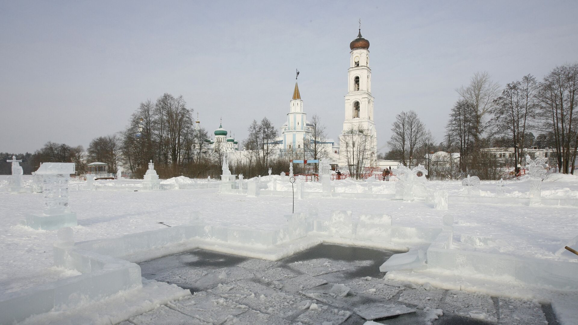 Крещенские купания - РИА Новости, 1920, 19.01.2023