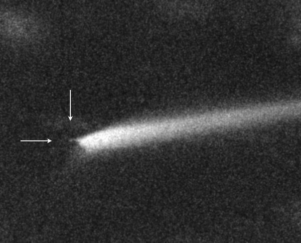 Комета P/2010 A2 возможно является следом столкновения двух астероидов