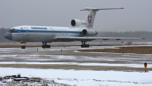 Ту-154 авиакомпании Оренбургские авиалинии