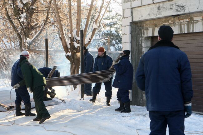 Снос частных домов в садовом товариществе Речник