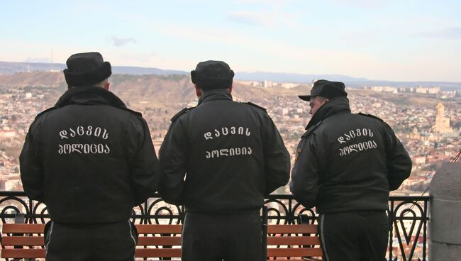Грузинская полиция. Архивное фото