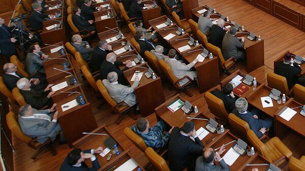 Заседание парламента и правительства Чечни. Архив