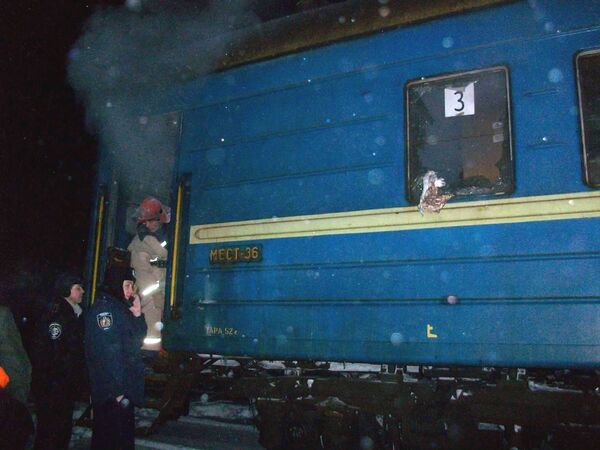 Взрыв в вагоне поезда “Черновцы-Киев