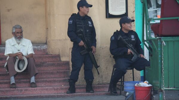 Мексиканская полиция. Архивное фото.