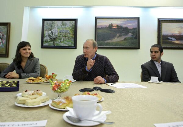 Премьер-министр В.Путин посетил Чувашский государственный университет