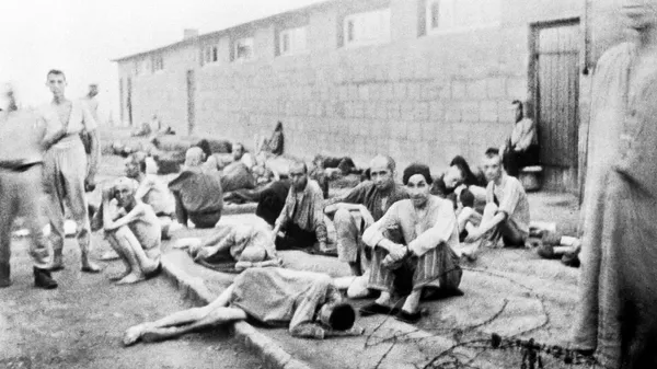 Prisoners of the German concentration camp Mauthausen