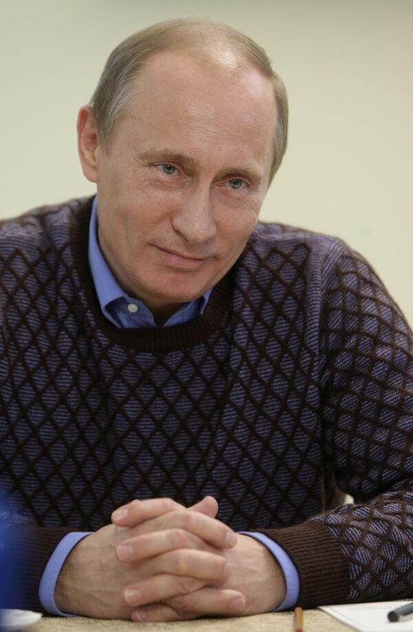 Премьер-министр В.Путин в Чебоксарах 25 января 2010 года