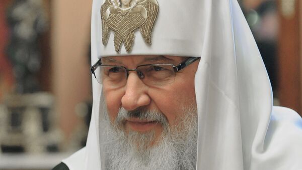 Встреча Патриарха Кирилла с Махмудом Аббасом