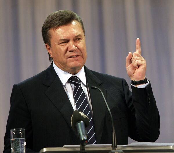Лидер Партии регионов Виктор Янукович