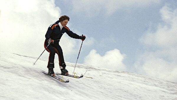 Лыжница, фото из архива