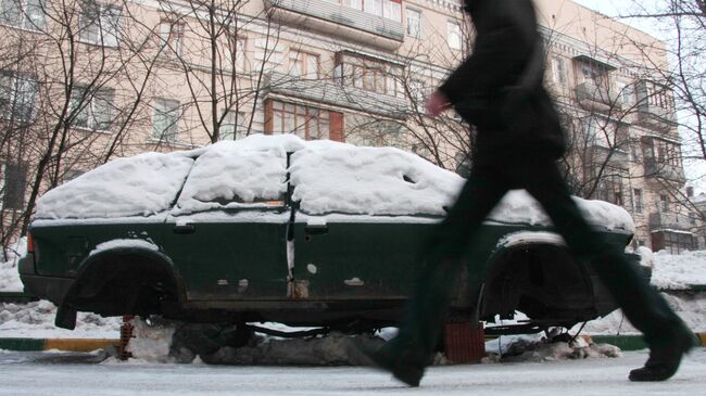 Зима в Москве. Архив