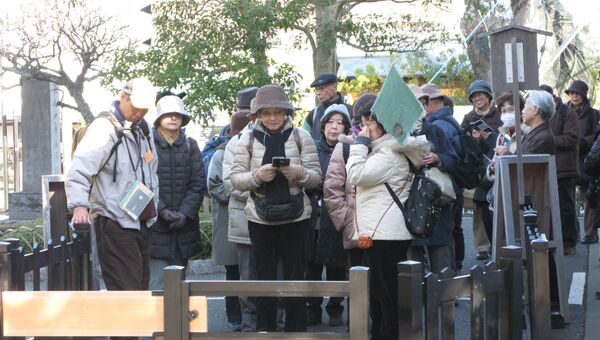Туристы в Японии. Архивное фото
