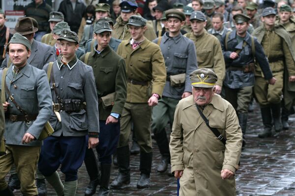 Во Львове состоялся Марш славы Украинской повстанческой армии к 67-й годовщине со дня создания УПА