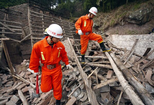 Последствия землетрясения в китайской провинции Сычуань