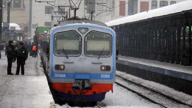 На перроне Ярославского вокзала