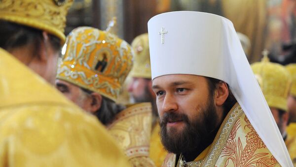 Председатель отдела внешних церковных связей Московского патриархата митрополит Илларион