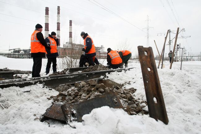 Взрыв на железной дороге в Санкт-Петербурге