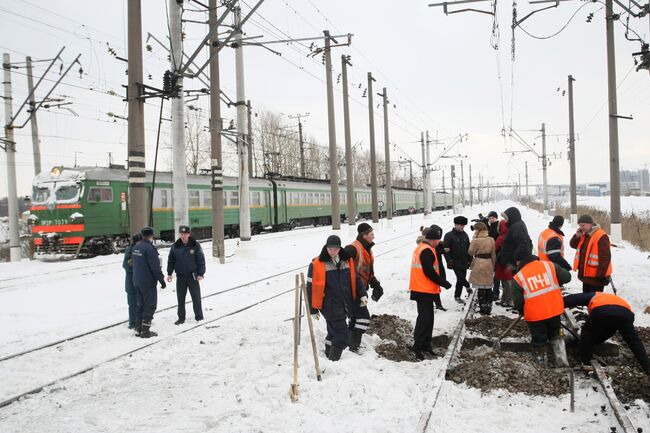 Взрыв на железной дороге в Санкт-Петербурге