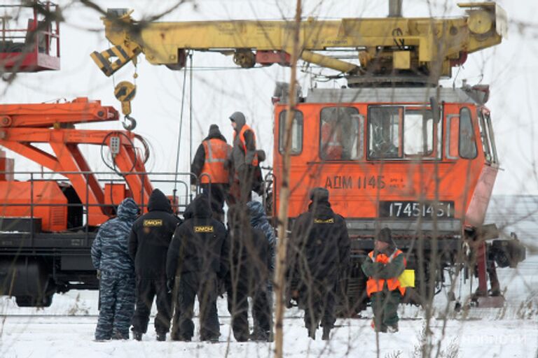 Взрыв на железной дороге в Санкт-Петербурге