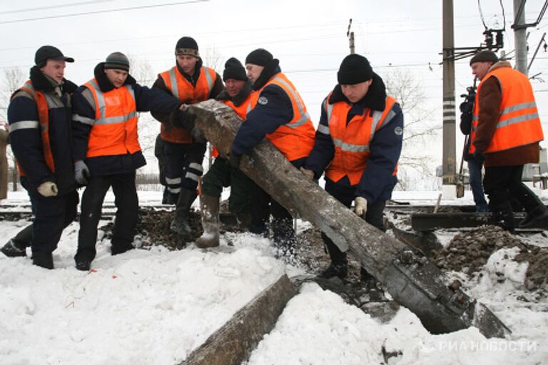 Взрыв на железной дороге в Санкт-Петербурге