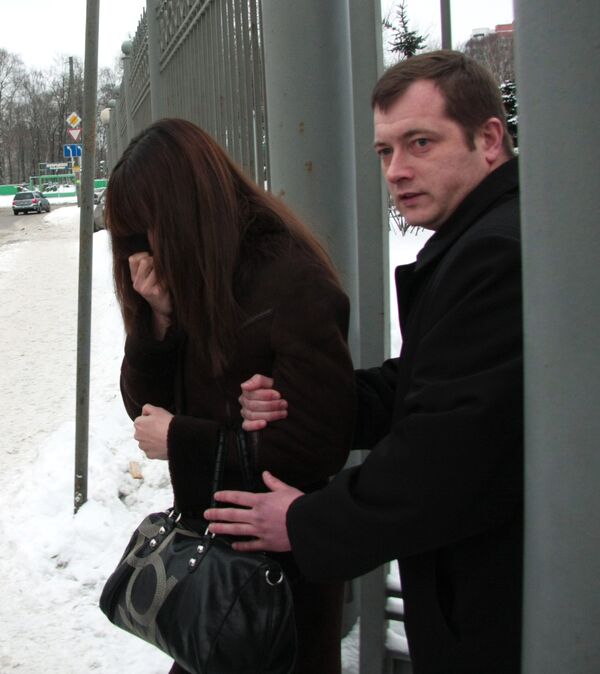Супруга и отец майора милиции Дениса Евсюкова дали показания в Мосгорсуде в качестве свидетелей