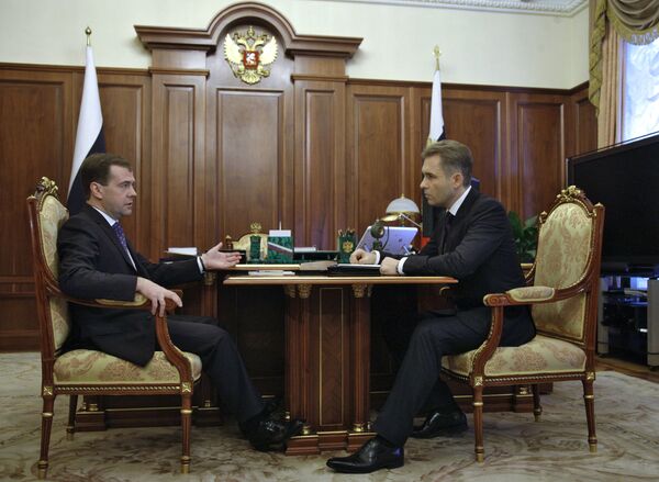 Президент РФ Д.Медведев провел встречу с адвокатом П.Астаховым