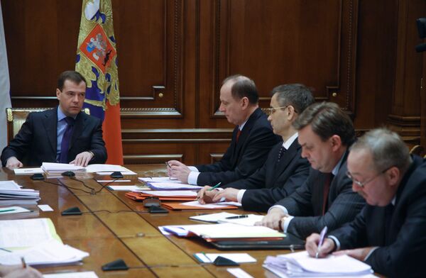 Дмитрий Медведев провел совещание по реорганизации МВД
