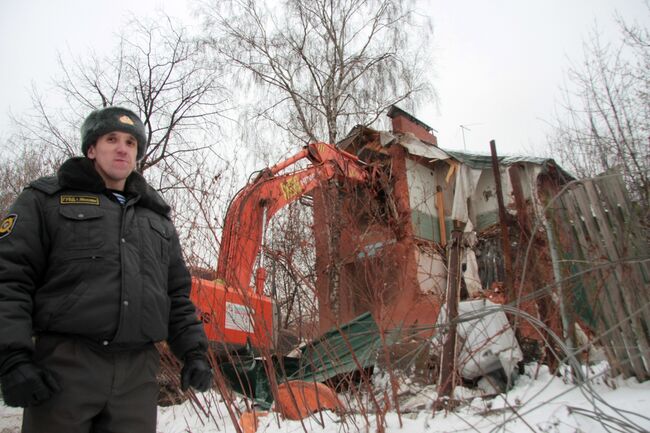 Снос домов в поселке Речник