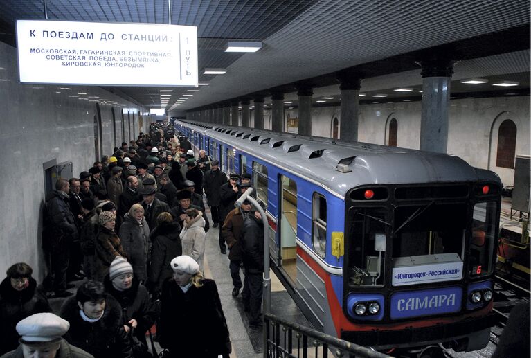 Подготовка к открытию новой станции самарского метрополитена