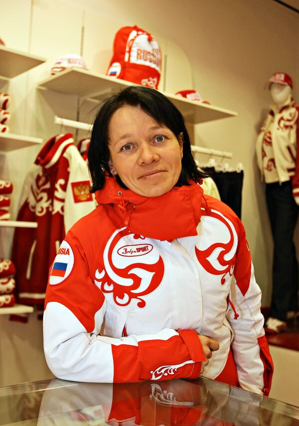 Лыжница, мастер спорта международного класса Евгения Медведева