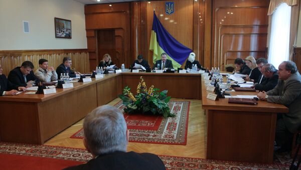 Заседание Центральной избирательной комиссии Украины. Архив