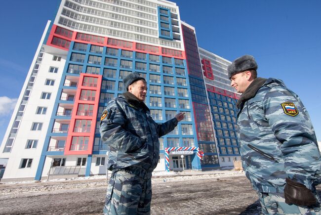 Новое общежитие для бойцов ОМОНа в Москве