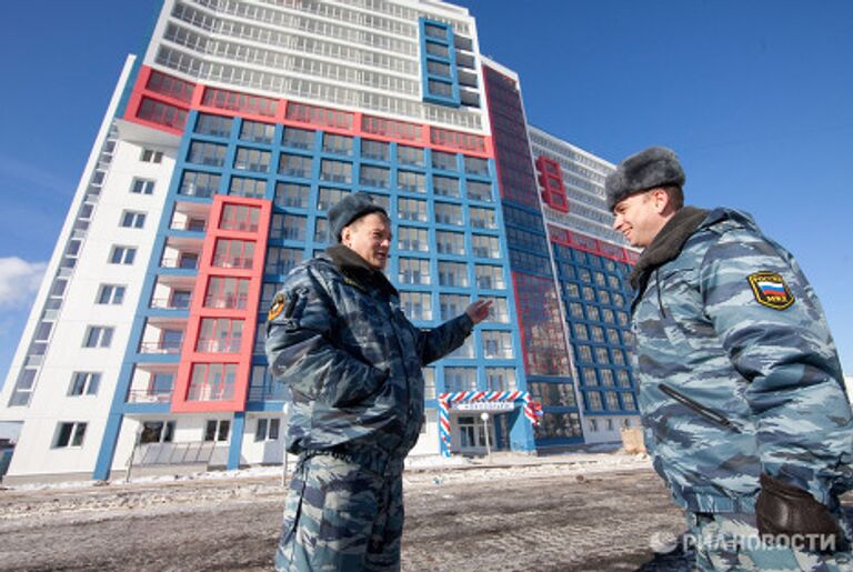 Новое общежитие для бойцов ОМОНа в Москве