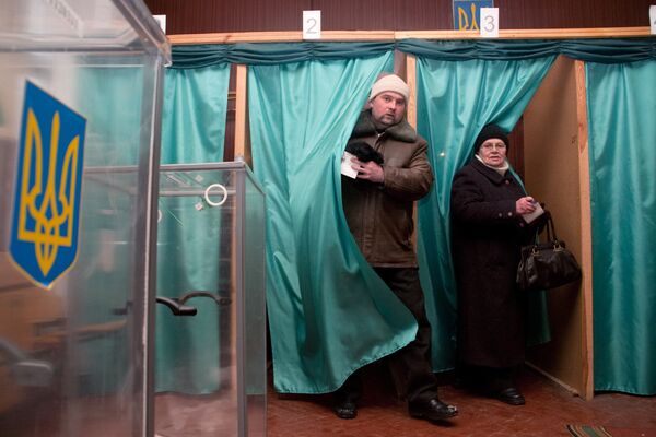 Голосование на выборах президента Украины во Львове