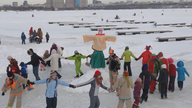 Масленичные гуляния в Москве