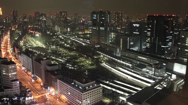 Вид ночного Токио. Архивное фото