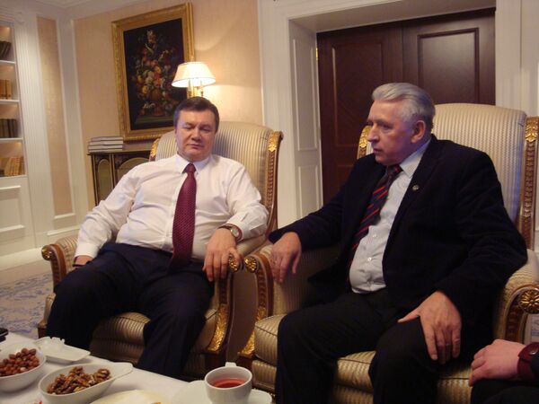 Анджей Леппер и Виктор Янукович