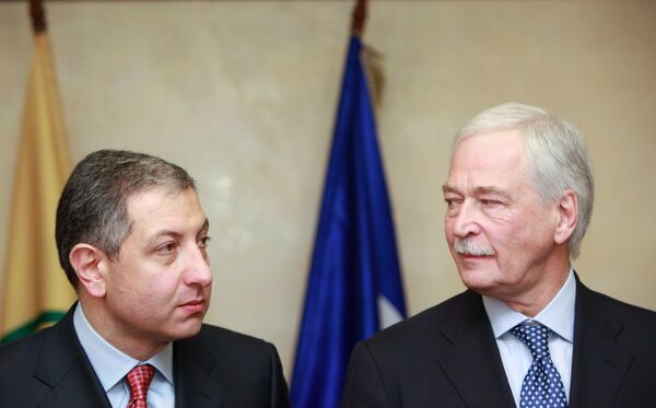 Встреча Бориса Грызлова с экс-премьером Грузии Зурабом Ногаидели