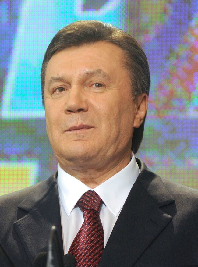 Избранный президент Украины Виктор Янукович