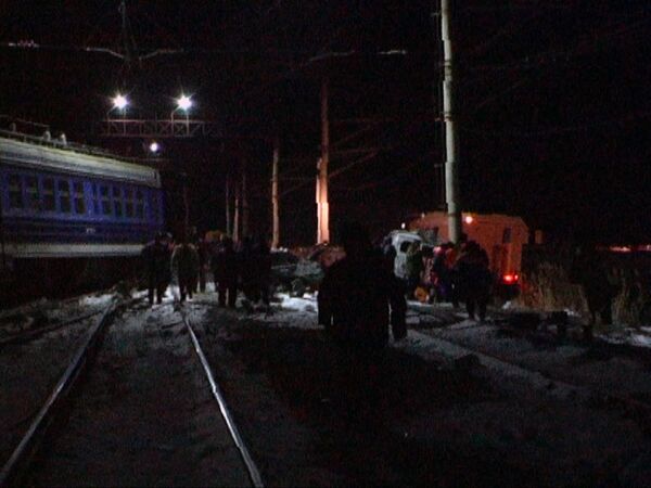 Авария в Астраханской области, на перегоне Дельта - Бузанский Приволжской железной дороги