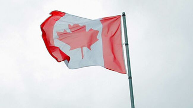 Флаг Канады, архивное фото