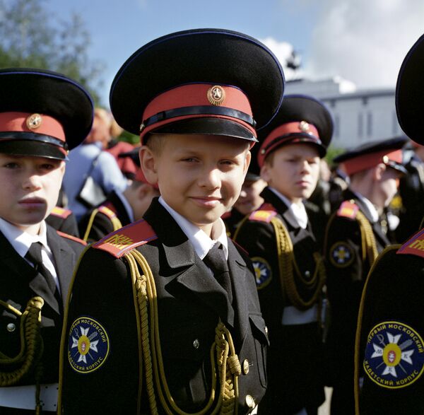 Воспитанники 1-го Московского кадетского корпуса