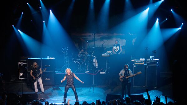 Концерт британской рок-группы Uriah Heep. Архив
