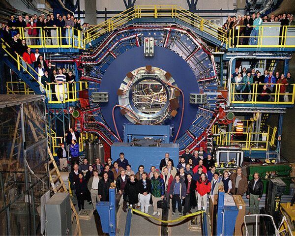 Детектор STAR коллайдера тяжелых ионов RHIC в Брукхейвенской национальной лаборатории 