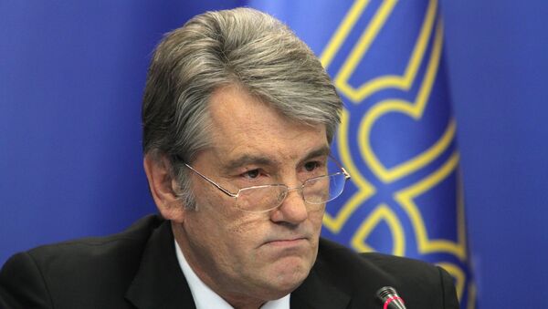Экс-президент Украины Виктора Ющенко. Архив