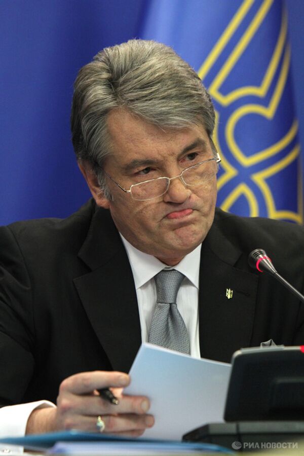 Уходящий президент: Ющенко счастлив и ему не стыдно - РИА Новости,  16.02.2010