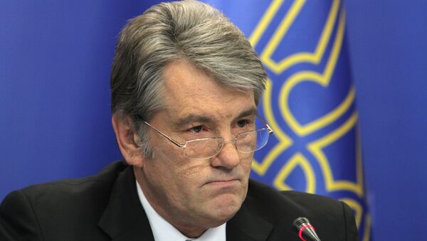 Экс-президент Украины Виктор Ющенко. Архив