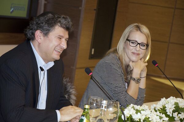 Пресс-конференции Ксении Собчак и Александра Малиса