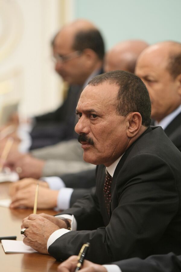 Президент Йеменской Республики Али Абдалла Салех. Архив
