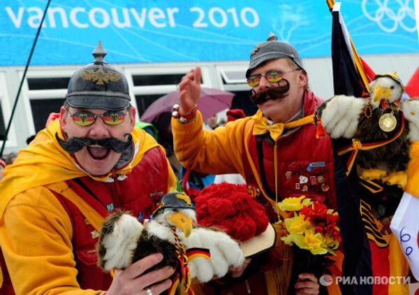 Болельщики сборной Германии в Ванкувере